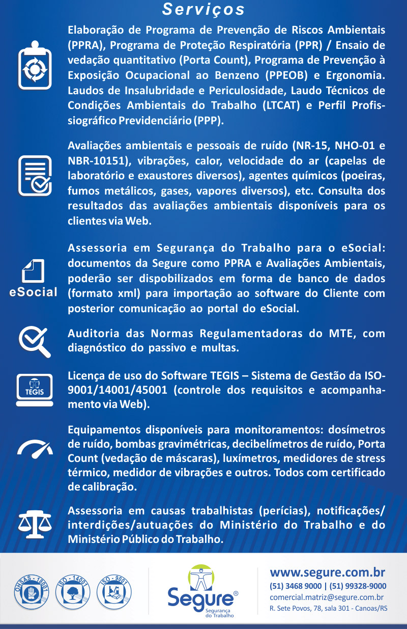 Segure - Segurança do trabalho